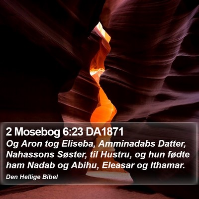 2 Mosebog 6:23 DA1871 Bible Verse Image
