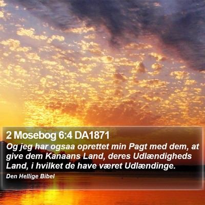 2 Mosebog 6:4 DA1871 Bible Verse Image