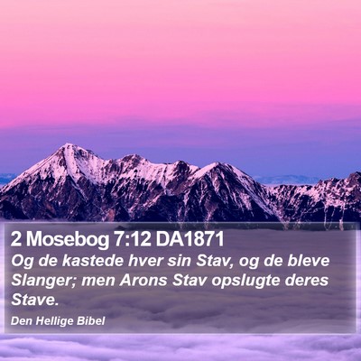 2 Mosebog 7:12 DA1871 Bible Verse Image