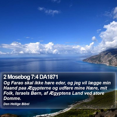 2 Mosebog 7:4 DA1871 Bible Verse Image