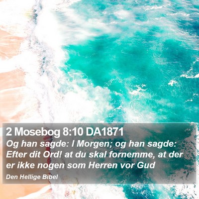 2 Mosebog 8:10 DA1871 Bible Verse Image