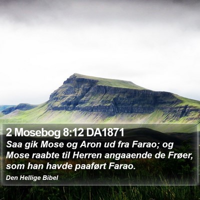 2 Mosebog 8:12 DA1871 Bible Verse Image