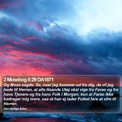 2 Mosebog 8:29 DA1871 Bible Verse Image