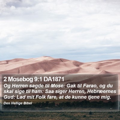 2 Mosebog 9:1 DA1871 Bible Verse Image