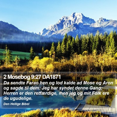 2 Mosebog 9:27 DA1871 Bible Verse Image