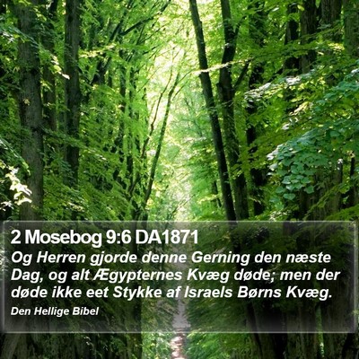 2 Mosebog 9:6 DA1871 Bible Verse Image