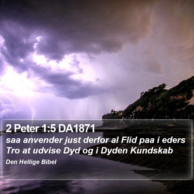 2 Peter 1:5 DA1871 Bible Verse Image