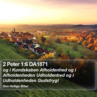 2 Peter 1:6 DA1871 Bible Verse Image