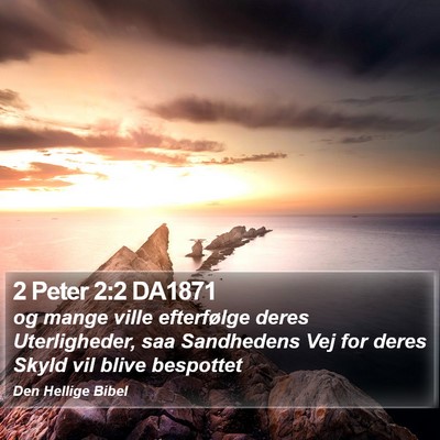 2 Peter 2:2 DA1871 Bible Verse Image