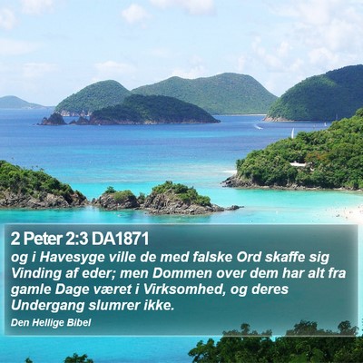 2 Peter 2:3 DA1871 Bible Verse Image