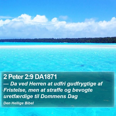 2 Peter 2:9 DA1871 Bible Verse Image