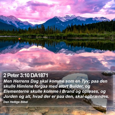2 Peter 3:10 DA1871 Bible Verse Image