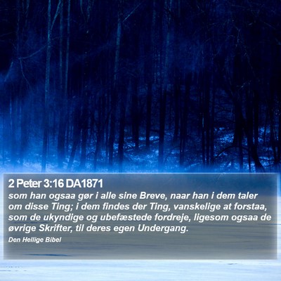 2 Peter 3:16 DA1871 Bible Verse Image