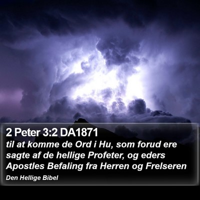 2 Peter 3:2 DA1871 Bible Verse Image