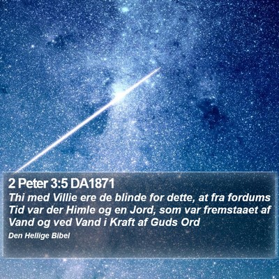 2 Peter 3:5 DA1871 Bible Verse Image