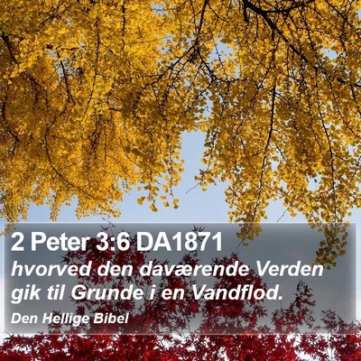 2 Peter 3:6 DA1871 Bible Verse Image