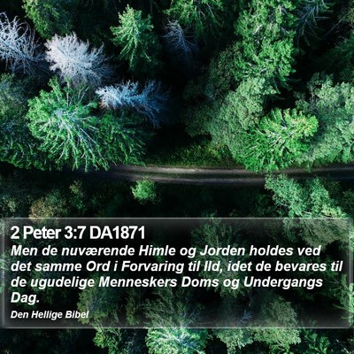 2 Peter 3:7 DA1871 Bible Verse Image