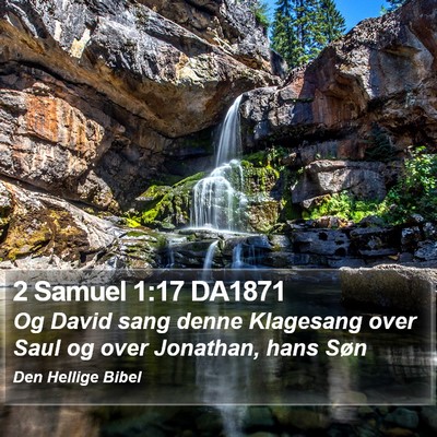 2 Samuel 1:17 DA1871 Bible Verse Image