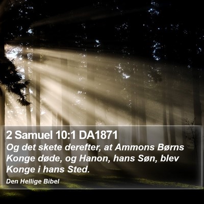 2 Samuel 10:1 DA1871 Bible Verse Image
