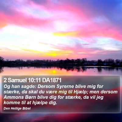 2 Samuel 10:11 DA1871 Bible Verse Image