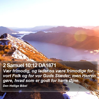 2 Samuel 10:12 DA1871 Bible Verse Image