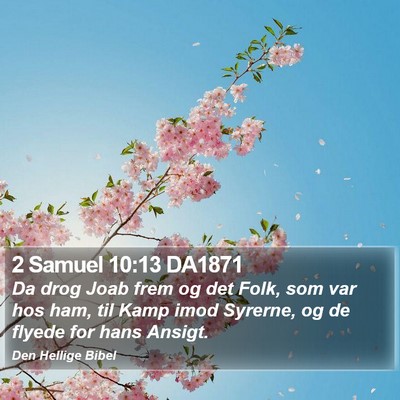 2 Samuel 10:13 DA1871 Bible Verse Image