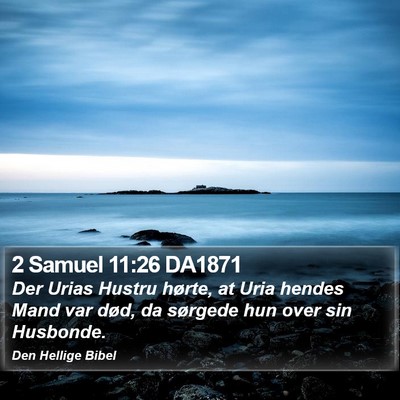 2 Samuel 11:26 DA1871 Bible Verse Image