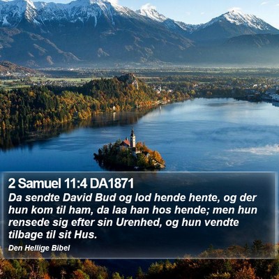 2 Samuel 11:4 DA1871 Bible Verse Image