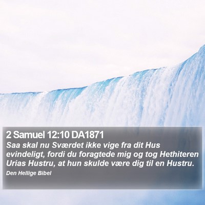 2 Samuel 12:10 DA1871 Bible Verse Image