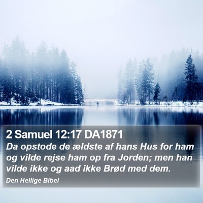 2 Samuel 12:17 DA1871 Bible Verse Image
