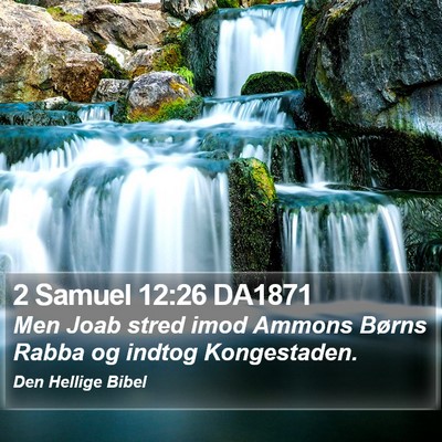 2 Samuel 12:26 DA1871 Bible Verse Image