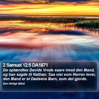 2 Samuel 12:5 DA1871 Bible Verse Image