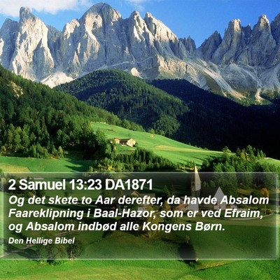 2 Samuel 13:23 DA1871 Bible Verse Image