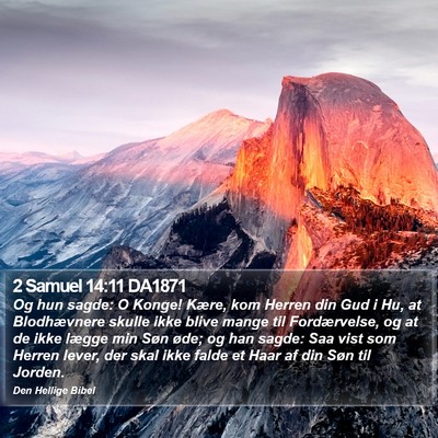 2 Samuel 14:11 DA1871 Bible Verse Image