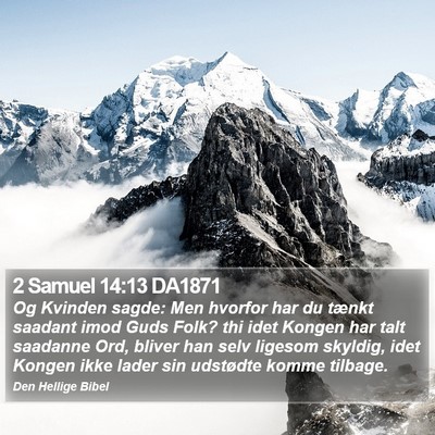 2 Samuel 14:13 DA1871 Bible Verse Image