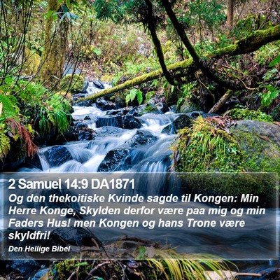 2 Samuel 14:9 DA1871 Bible Verse Image
