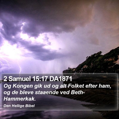 2 Samuel 15:17 DA1871 Bible Verse Image