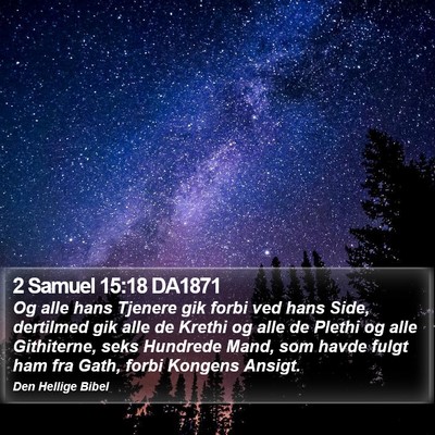 2 Samuel 15:18 DA1871 Bible Verse Image