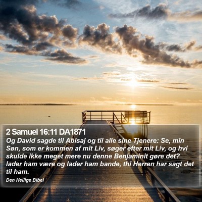 2 Samuel 16:11 DA1871 Bible Verse Image