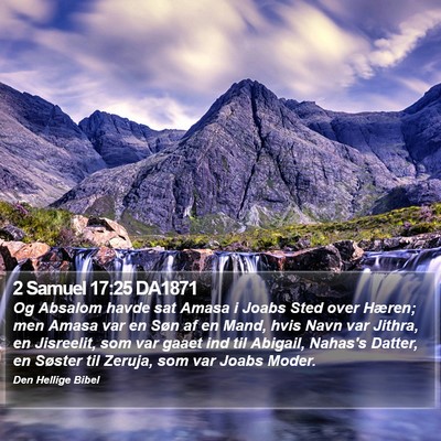 2 Samuel 17:25 DA1871 Bible Verse Image