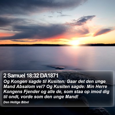2 Samuel 18:32 DA1871 Bible Verse Image