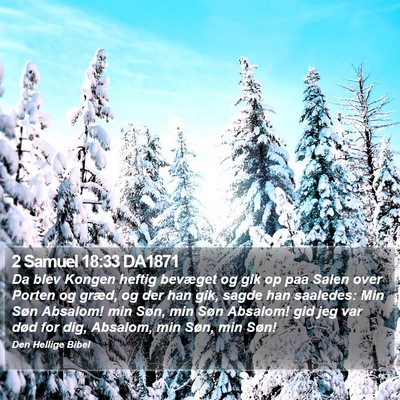 2 Samuel 18:33 DA1871 Bible Verse Image