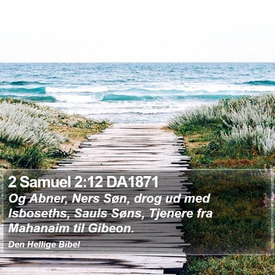 2 Samuel 2:12 DA1871 Bible Verse Image
