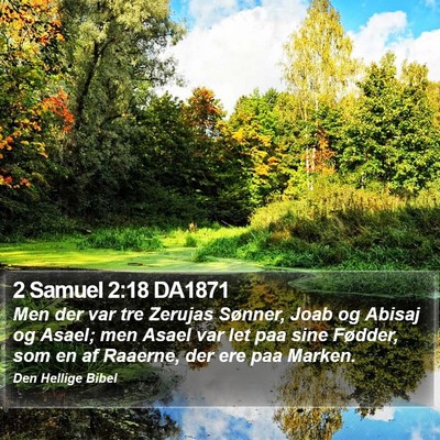 2 Samuel 2:18 DA1871 Bible Verse Image