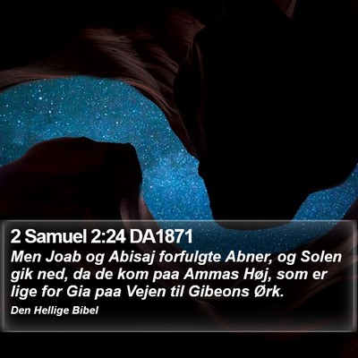 2 Samuel 2:24 DA1871 Bible Verse Image