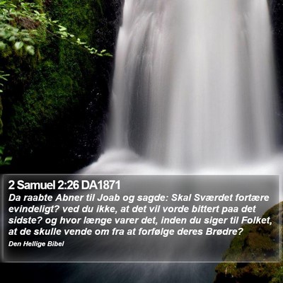 2 Samuel 2:26 DA1871 Bible Verse Image