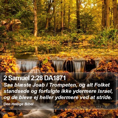2 Samuel 2:28 DA1871 Bible Verse Image