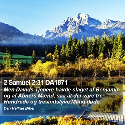2 Samuel 2:31 DA1871 Bible Verse Image