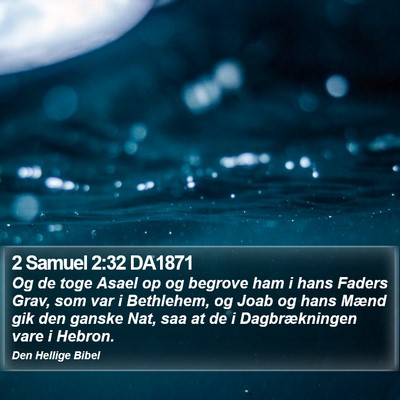 2 Samuel 2:32 DA1871 Bible Verse Image