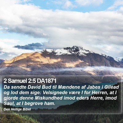 2 Samuel 2:5 DA1871 Bible Verse Image
